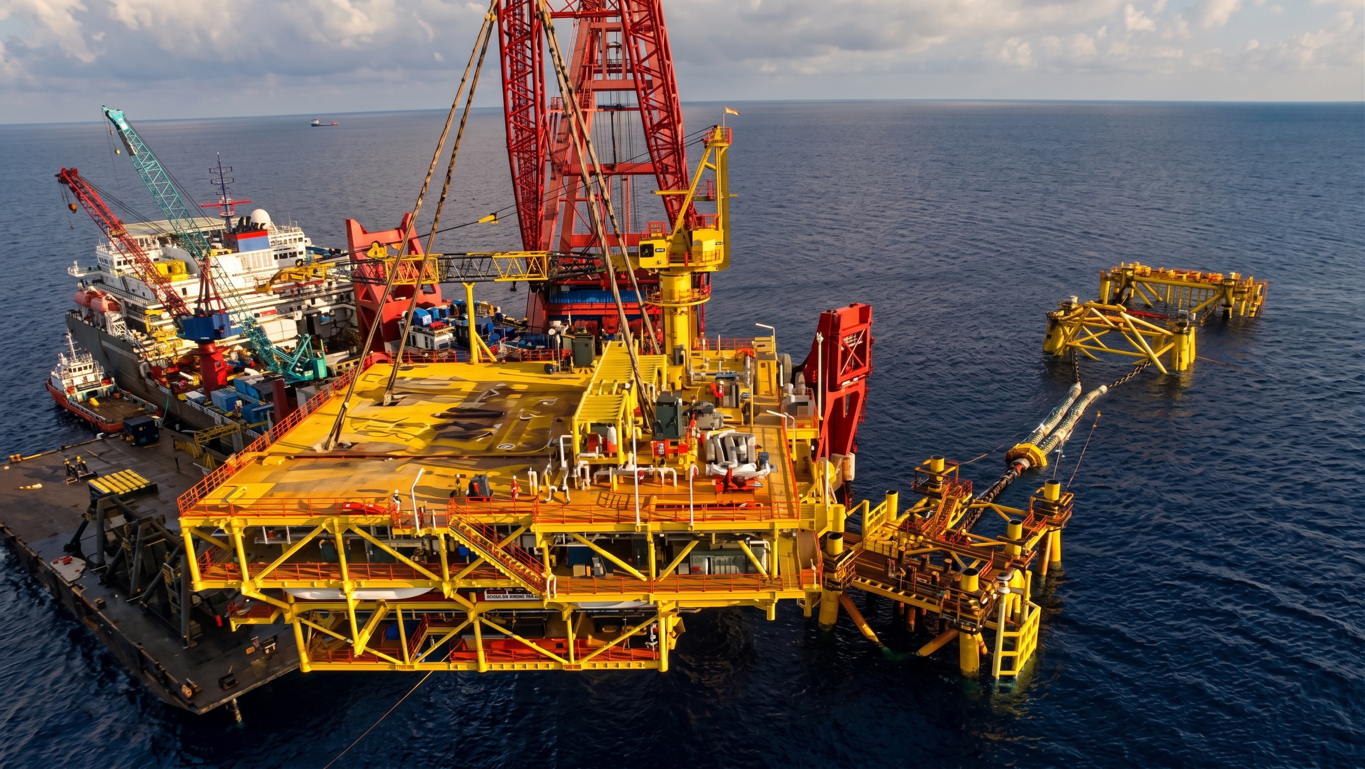 Offshore installation and construction activity